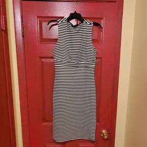 Black & White stripe dress